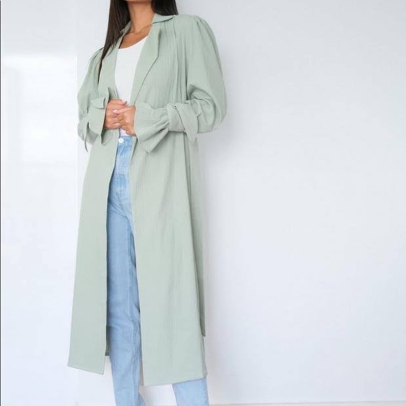 Missguided Jackets & Blazers - Tall Mint Coat